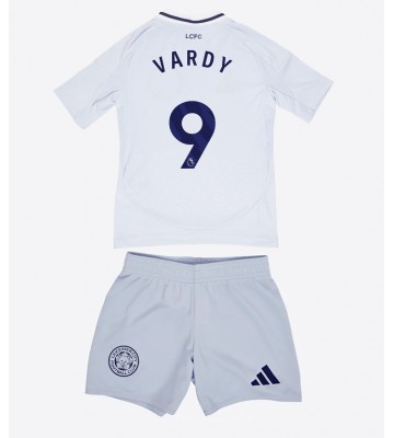 Leicester City Jamie Vardy #9 Tercera Equipación Niños 2024-25 Manga Corta (+ Pantalones cortos)